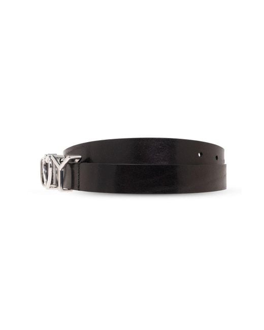 Y. Project Black Leather Belt By
