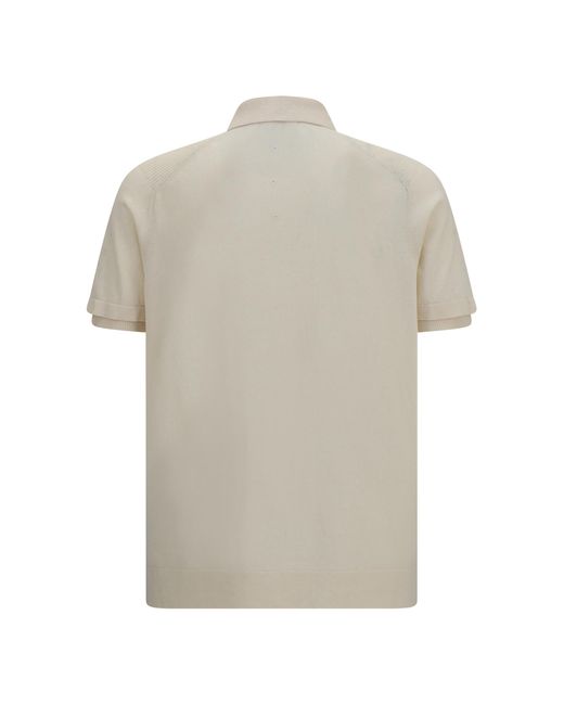 Premiata Natural Polo Shirt Cotton for men