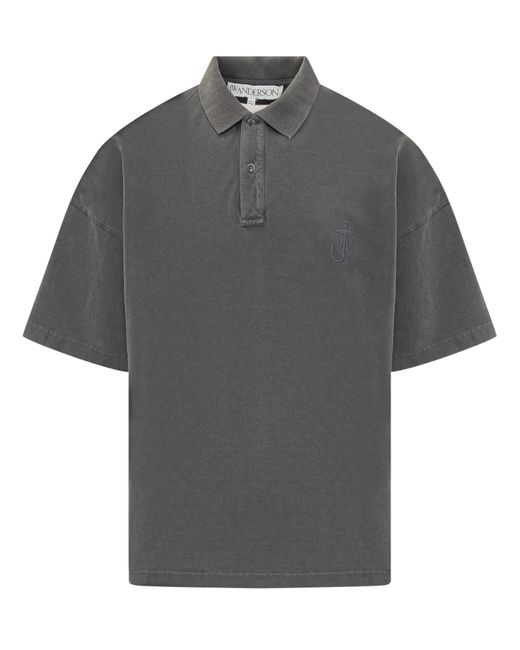 J.W. Anderson Gray Polo Anchor Jwa for men