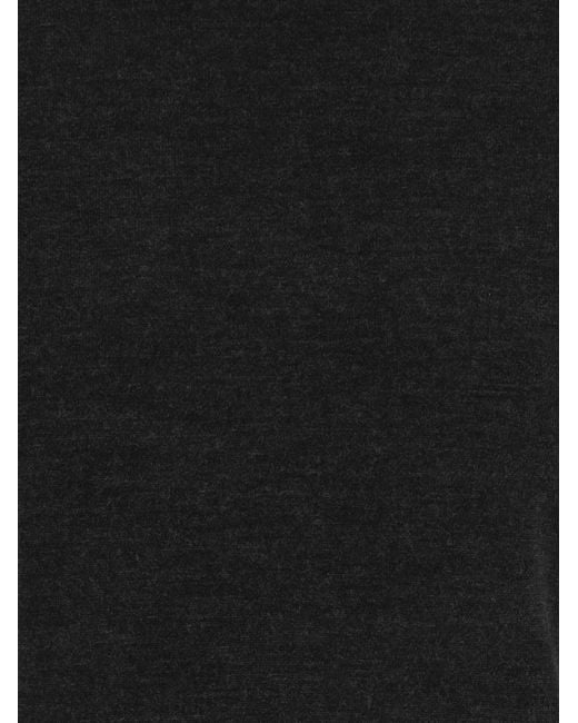 Allude Black Turtleneck Sweater Virgin Wool
