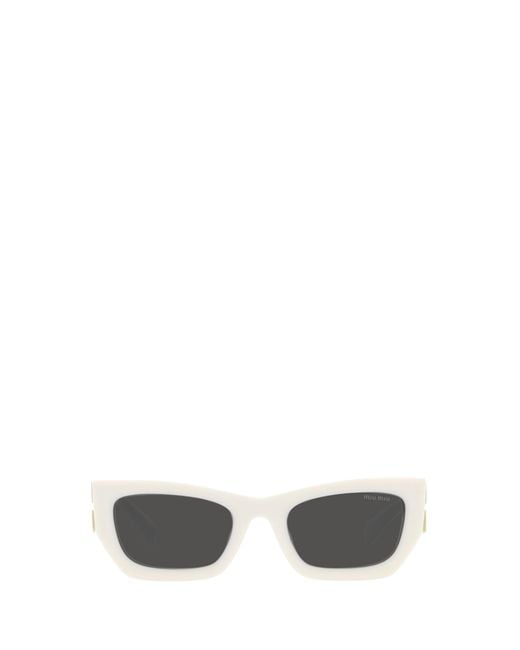 Miu Miu White Mu 09Ws Sunglasses