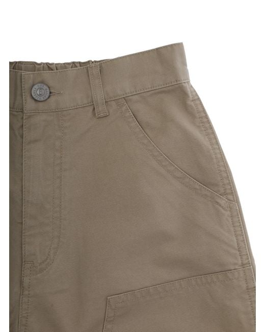 MM6 by Maison Margiela Natural Kids Bermuda Shorts Cotton for men