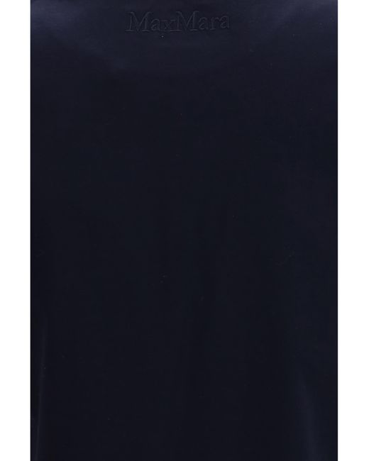 Max Mara Blue T-Shirt Donata Cotton T-Shirts & Jerseys