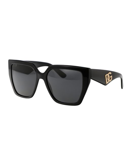 Dolce & Gabbana 0dg4438 Sunglasses in Black | Lyst