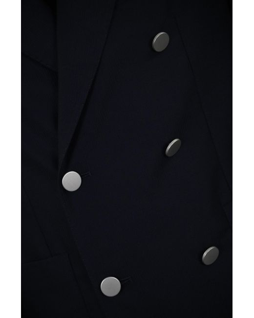 Tagliatore Blue Double-Breasted Wool Jacket for men