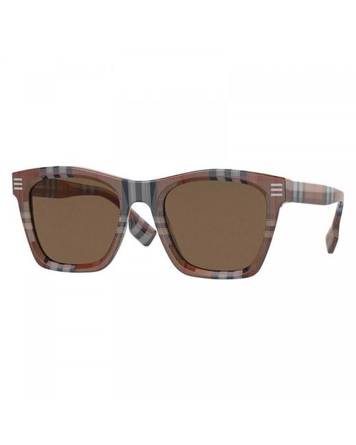 Burberry Brown Frame And Lens Sunglasses for men