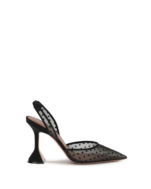 AMINA MUADDI White Polka Dot Holli Pumps