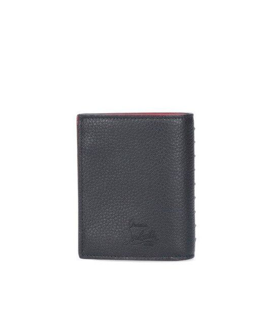 Christian Louboutin Black Paros Studded Wallet for men