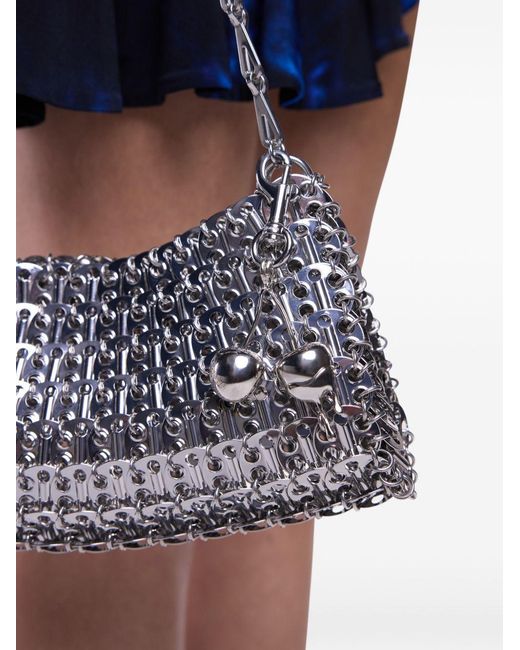 Rabanne Blue Shoulder Bag 1969 Steel