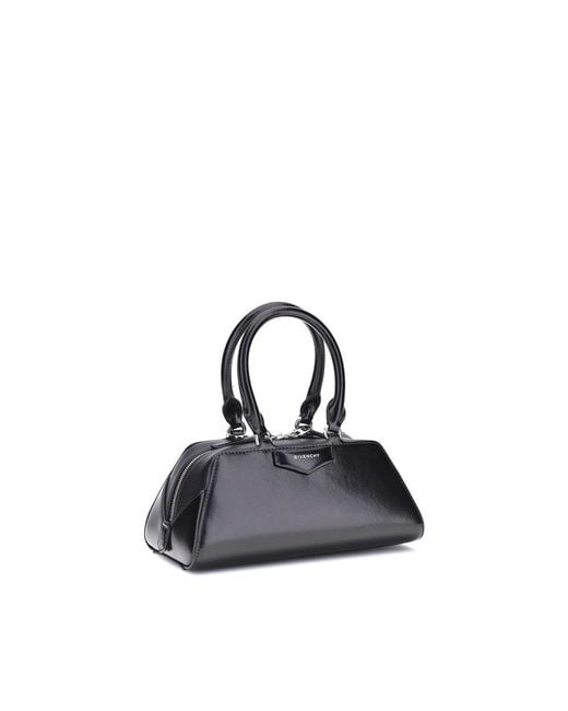 Givenchy Blue Black Calf Leather Bos Taurus Handbag for men