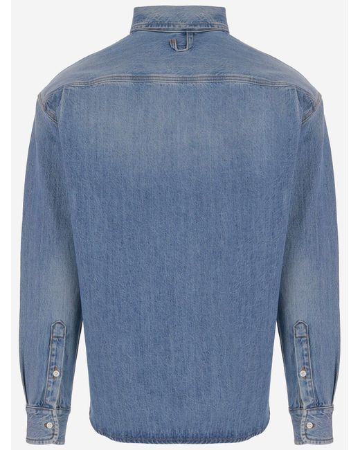 Jacquemus Blue Shirt Simon De-Nîmes Cotton for men