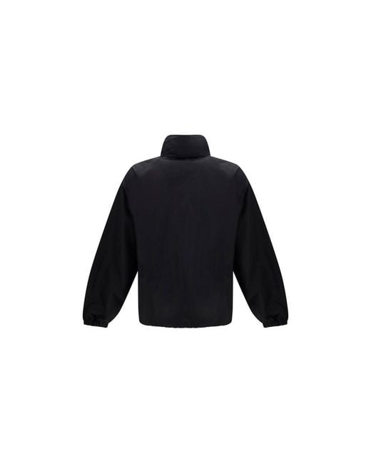 Gucci Blue Cotton Full-Length Jacket Clothing for men