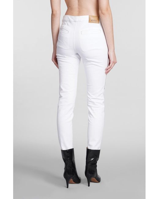 Isabel Marant White Prezi Jeans