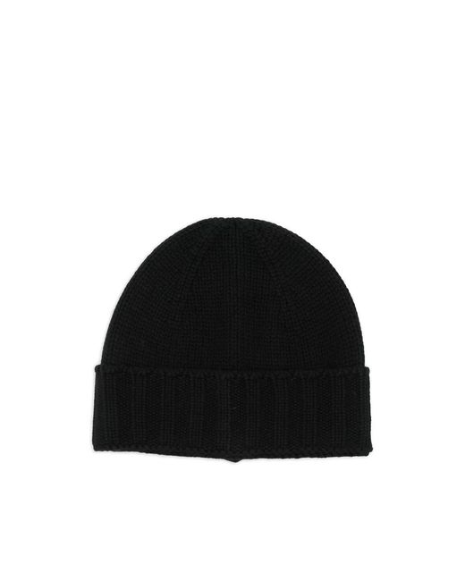 Fileria Black Cashmere Cap Hat for men