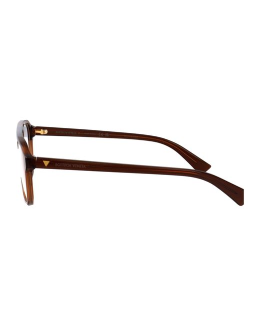 Bottega Veneta Brown Acetate Glasses for men