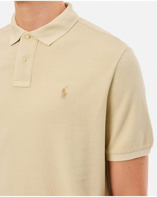 Ralph Lauren Natural Cotton Polo Shirt for men