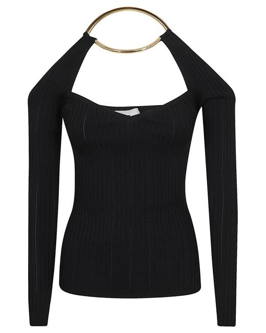Elisabetta Franchi Black Maglia Tricot Vipaea