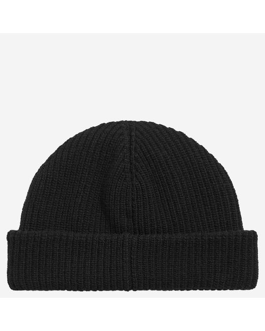Balenciaga Black Wool Beanie Hat for men