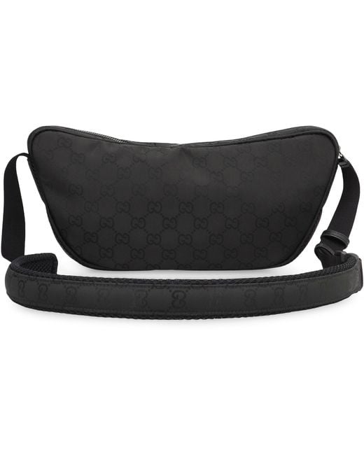 Gucci Black Nexus Crossbody Bag Polyamide Messenger for men