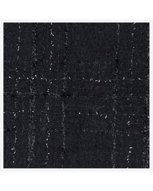 Faliero Sarti Black Adrienne Wool Blend Scarf