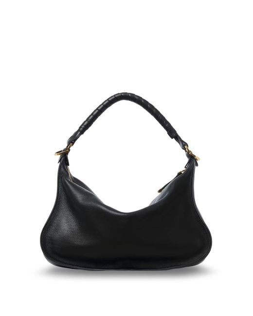 Chloé Black Marcie Leather Shoulder Bag