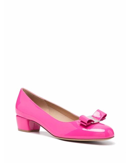 Ferragamo Pink Ferragamo Ornament Pump