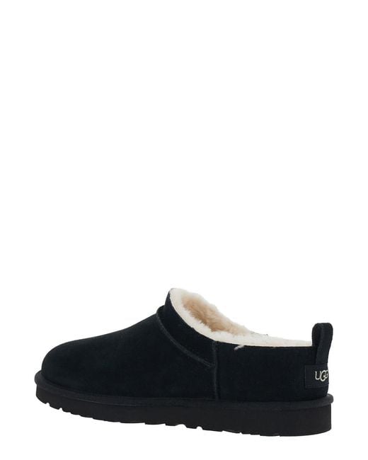 Ugg Black Mules M Classic Micro Technical Fabric for men