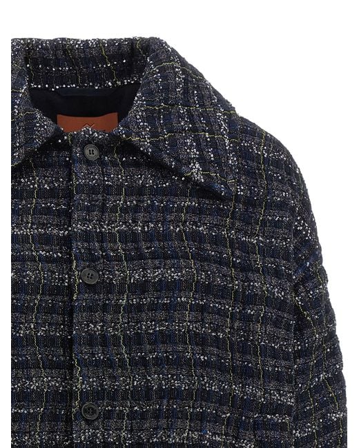 Missoni Blue Caperdoni Frame Overshirt