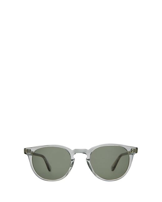 Garrett Leight Clement Sun Bio Smoke Sunglasses in Green | Lyst