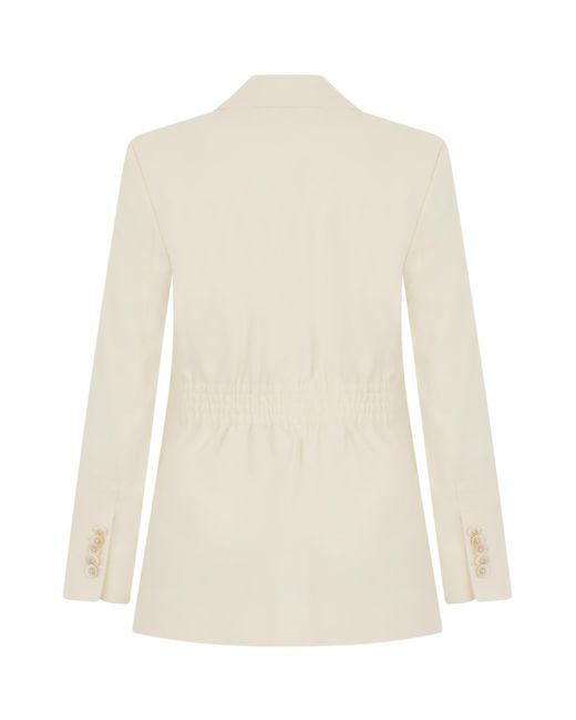 Veronica Beard White Blazer Cotton Blazers