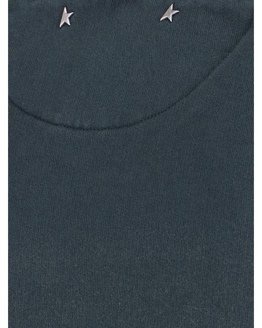 Golden Goose Deluxe Brand Blue Hoodie for men