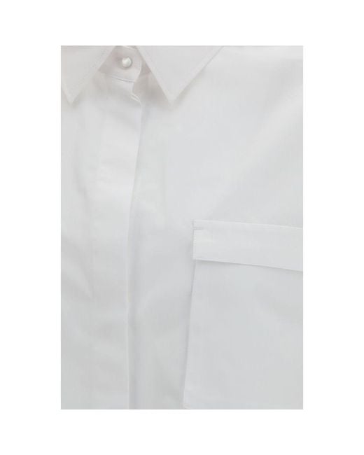 Max Mara White Cotton Shirt