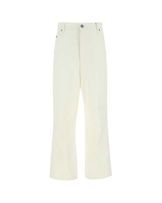 AMI White Pantalone-31 for men