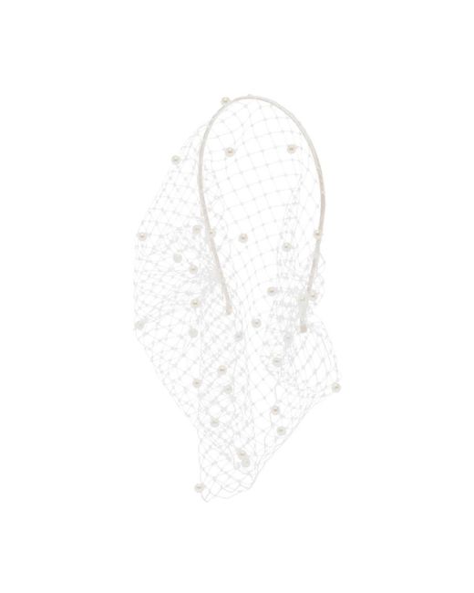 Jennifer Behr White Hair Accessory