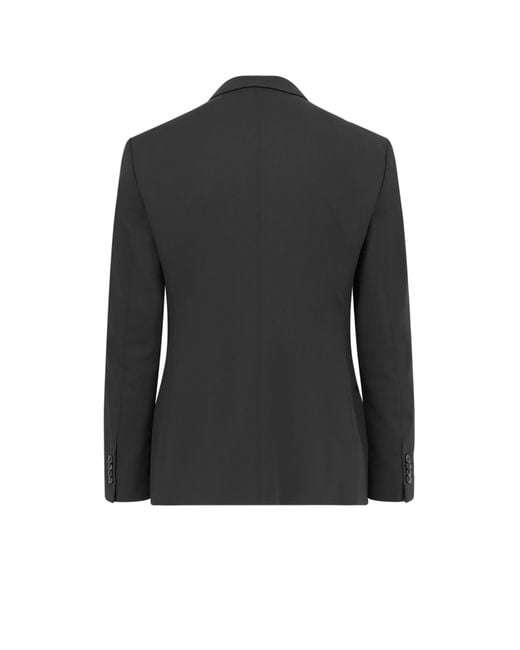 Giorgio Armani Black Virgin Wool Suit for men