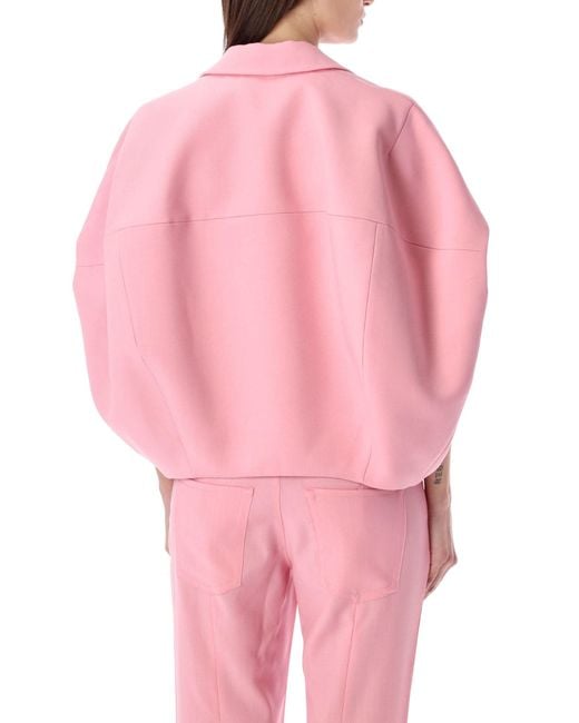 Marni Pink Sleeveless Cady Jacket
