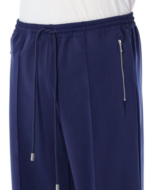 J.W. Anderson Blue Drawstring Track Pants for men