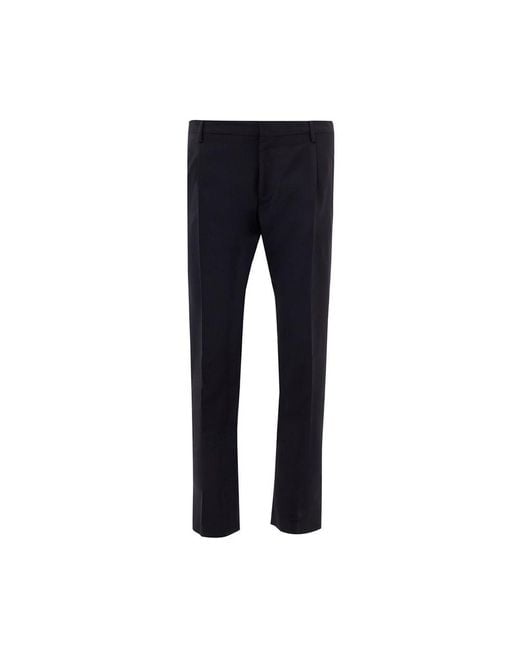 Valentino Blue Wool Dress Pants for men