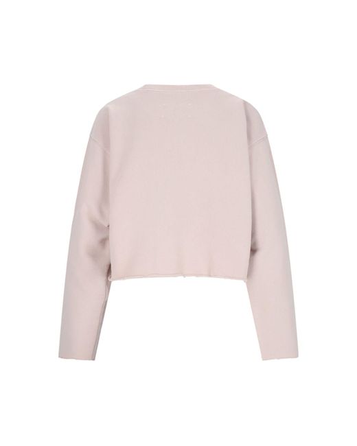 Maison Margiela Pink Logo Sweatshirt