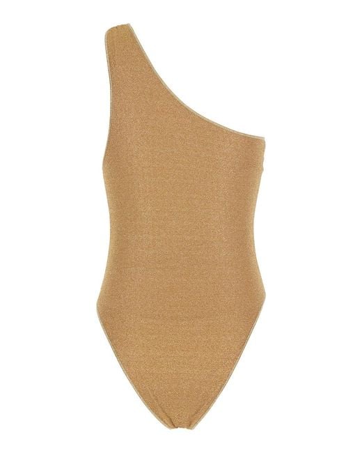 Oseree Natural 'Lumiere Stones' Colored One-Piece Swimsuit With Singl