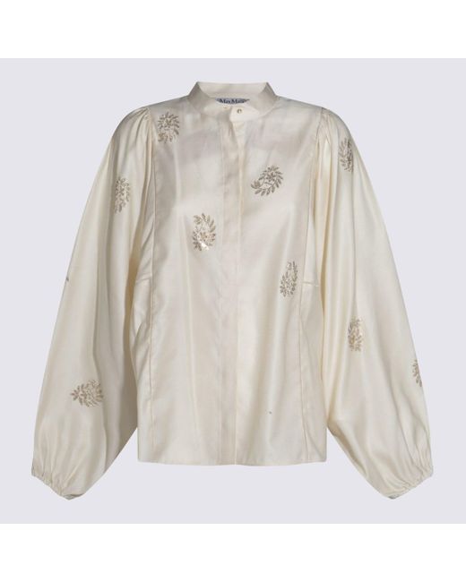 Max Mara Natural Caladio Cotton Shirt