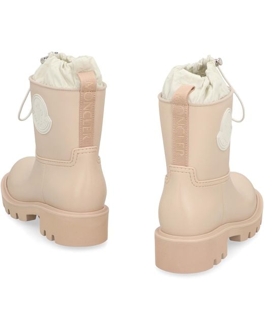 Moncler Natural Kickstream Rain Boots Pvc