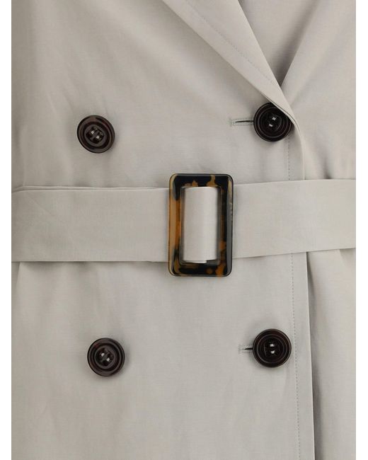 Paltò Gray Marcella Trench Coat