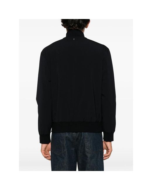 Montecore Black Zip-Up Bomber Jacket for men