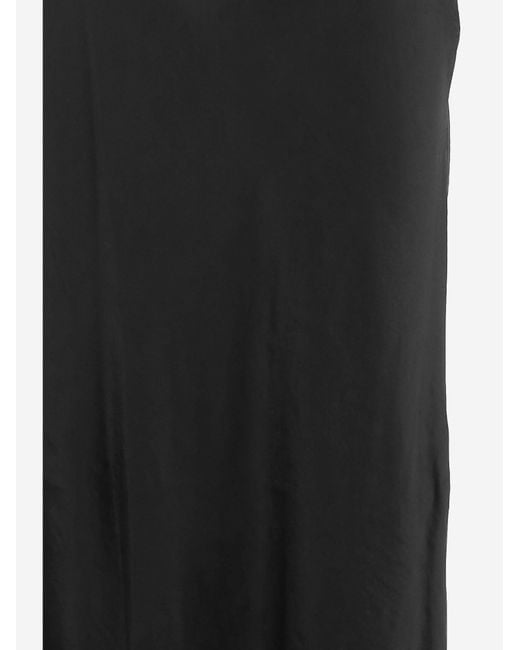 Vince Black Skirt Long Acetate Naia Renew