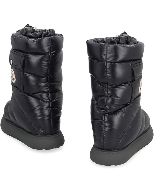 Moncler Black Gaia Nylon Boots