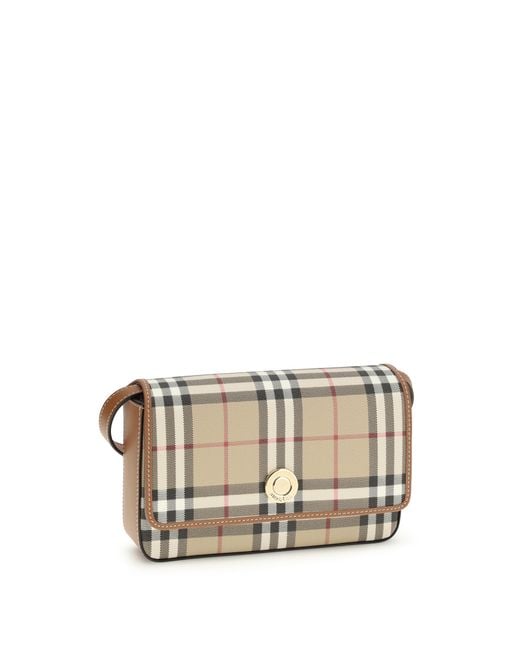 Burberry White Hampshire Mini Shoulder Bag Wallet
