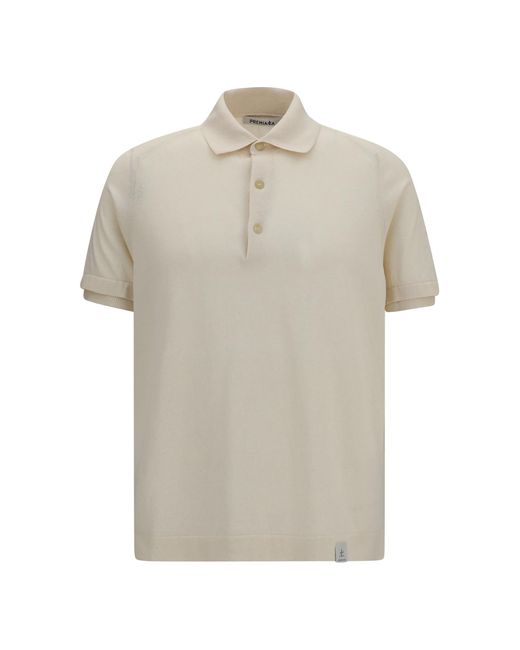 Premiata Natural Polo Shirt Cotton for men