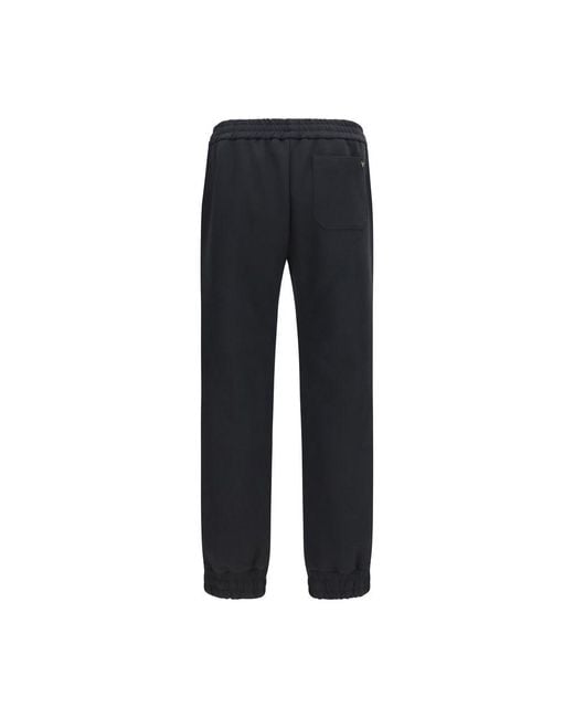 Valentino Blue Cotton Joggers (Workout Pants) for men