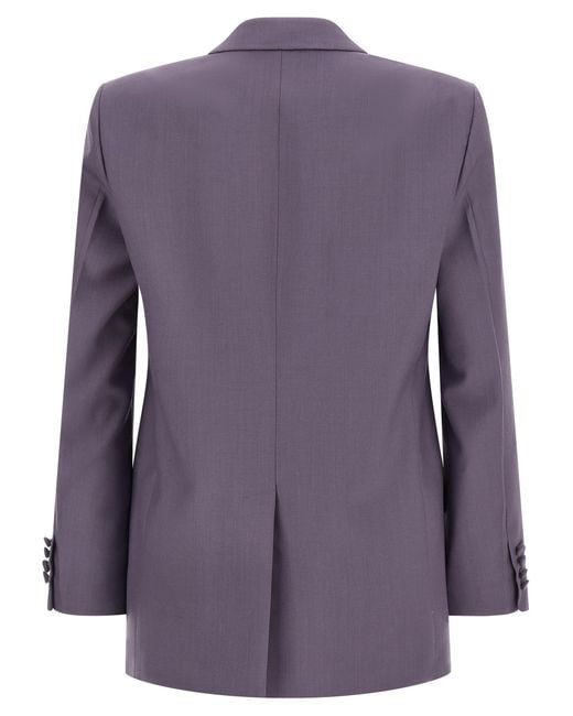 Gucci Purple Wool Blazer Clothing for men